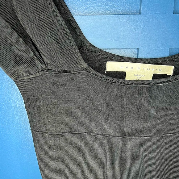 Max Studio Black Body Con Dress Size Small - Picture 3 of 4
